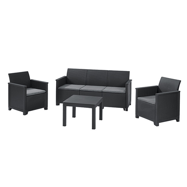 Baštenski set Elodie 3 seater, grafit CU 246150-1